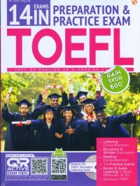 14 Exams in preparation & Practice exam TOEFL