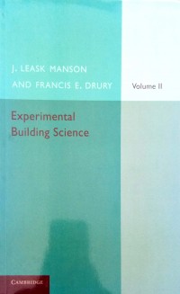 Experimental building science volume II