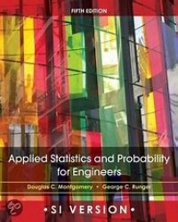 Applied Statistics and Probability for Engineers fifth edition